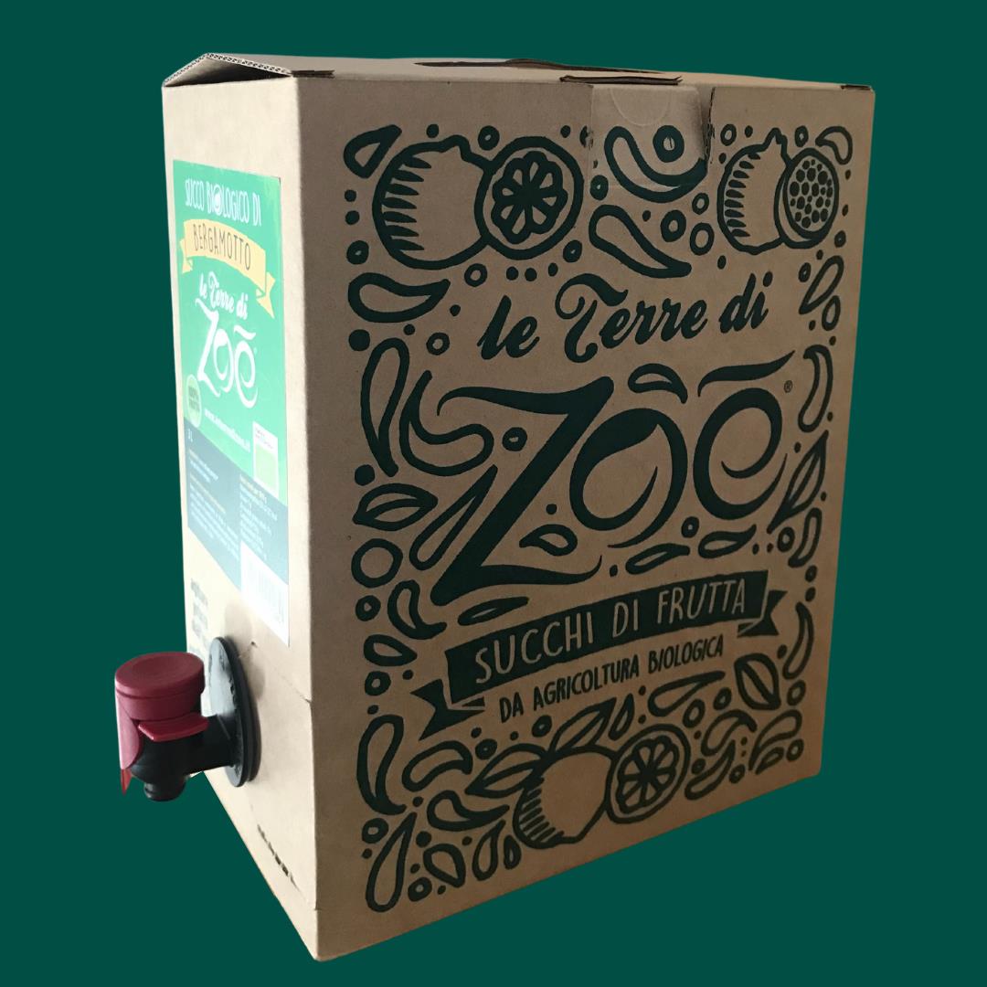 Jus Biologique Italienne Bergamot 100% Bag in Box 3L Le terre di zoè 4
